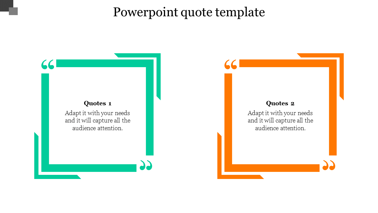 Frame Template For PowerPoint Presentation-Quotes Slide